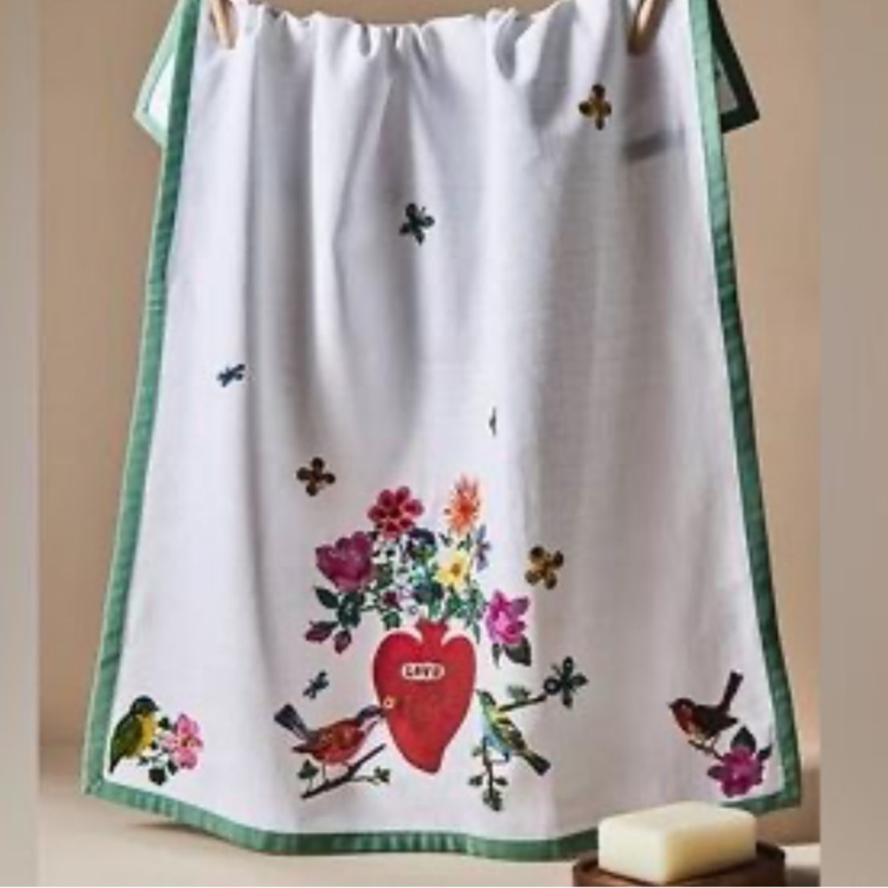 Anthropologie Nathalie Lete  dish towel new wtags